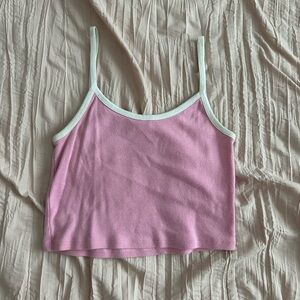 pink brandy melville tank